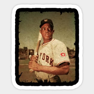 Willie Mays - Army (Korean War) Sticker